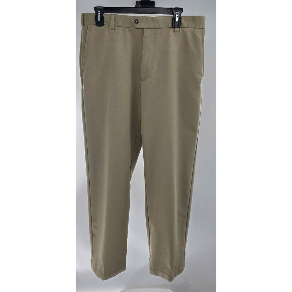 Izod Golf Pants Mens Flat Front Performance Trousers